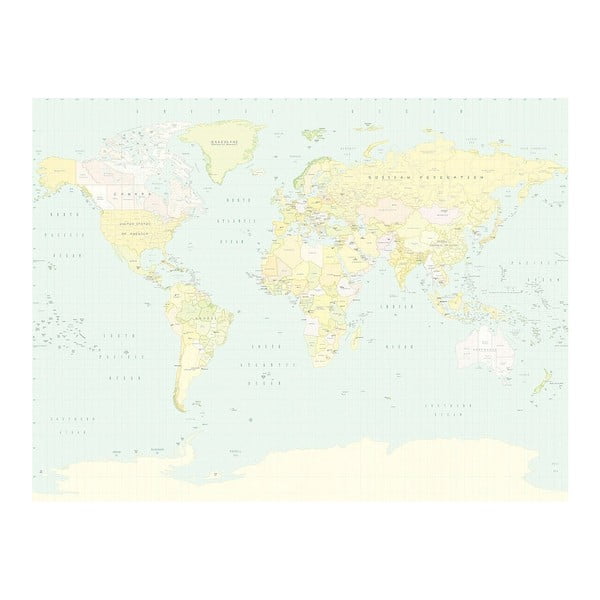 Tapet vlies  Map, 280 x 372 cm