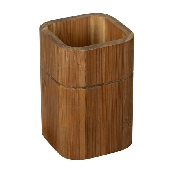 Suport pentru periuța de dinți maro din bambus Serro – Wenko