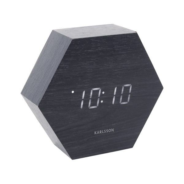 Ceas deșteptător digital Hexagon – Karlsson