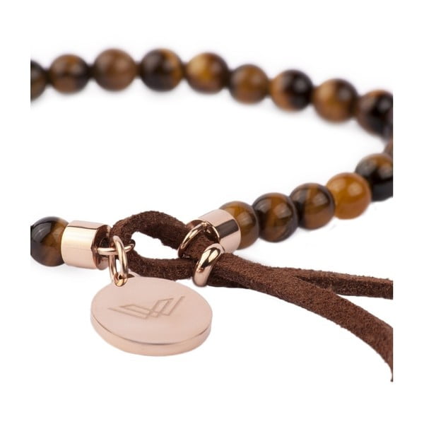 Set ceas metalic de damă și brățară Victoria Walls Centoro, maro-image-4