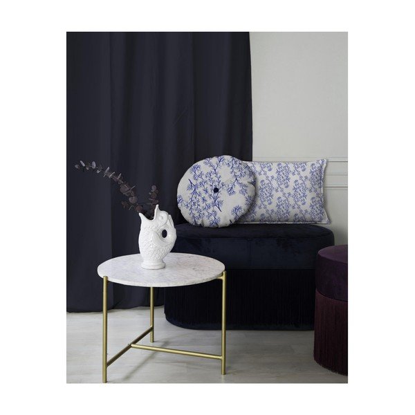 Pernă decorativă rotundă Velvet Atelier Sea, ⌀ 45 cm-image-2