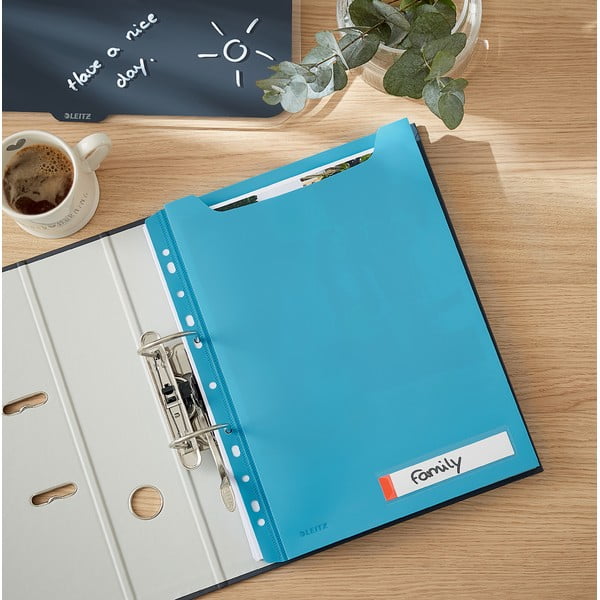 Mapă de birou Leitz Cosy, A4, albastru-image-1