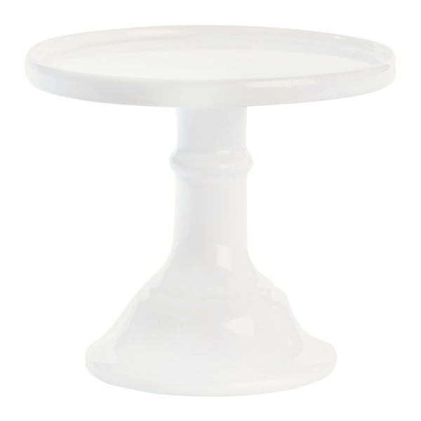 Tavă din ceramică pentru tort Miss Étoile, ø 15,5 cm, alb