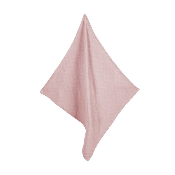 Pătură pentru copii roz din bumbac organic tricotată 80x80 cm Lil Planet – Roba-image-4