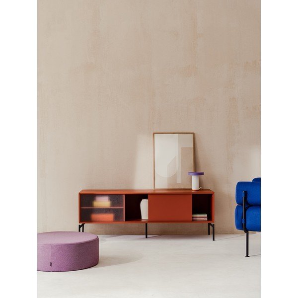 Comodă TV teracotă 160x60x42 cm Met – noo.ma-image-1