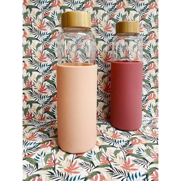 Sticlă roz din sticlă 540 ml Colorada – Sema-image-1