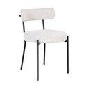 Scaun de dining alb Badalona – House Nordic