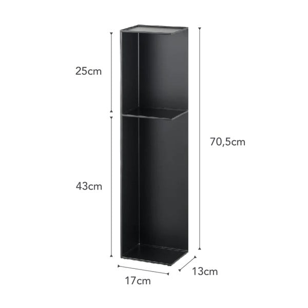 Suport pentru hârtie igienică din metal Tower – YAMAZAKI-image-4