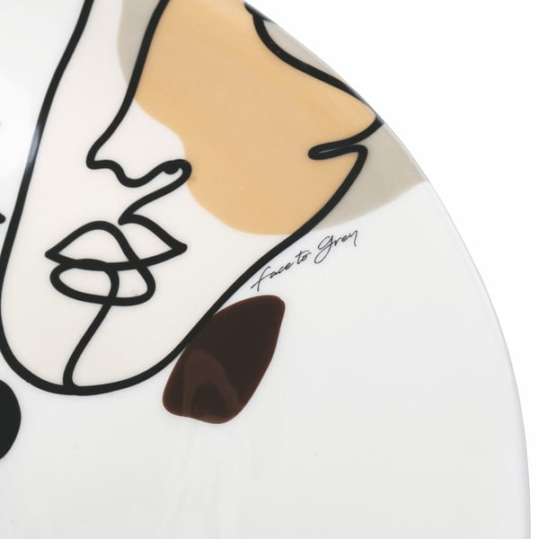 Bol din ceramică pentru salată VDE Tivoli 1996 Face to Grey, ø 39 cm-image-1