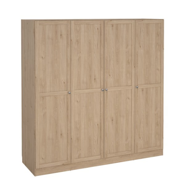 Șifonier cu  aspect de lemn de stejar 195,5x200 cm Billund – Tvilum-image-3