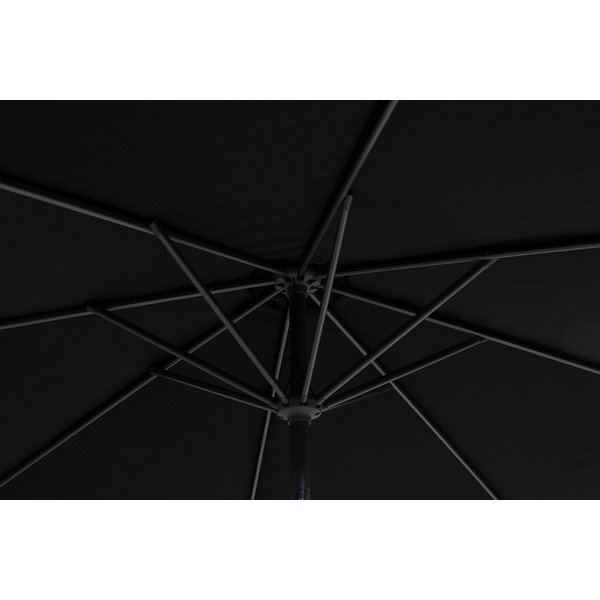 Umbrelă de soare neagră ø 270 cm Sunline – Hartman-image-2
