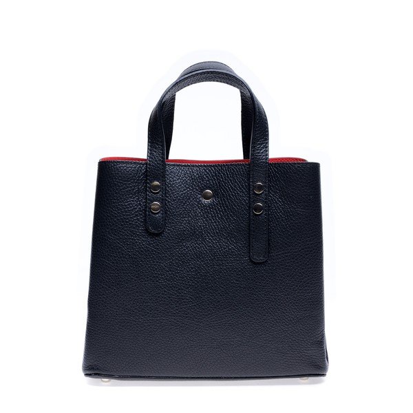Geantă de mână din piele Roberta M Galilea, negru-image-3