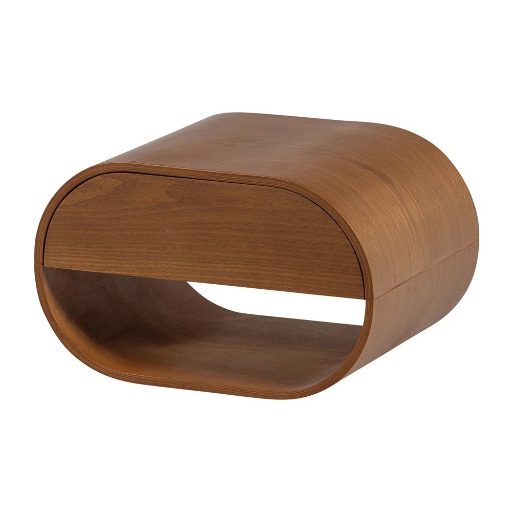 Raft in culoare naturala etajat 39 cm Momo – WOOOD