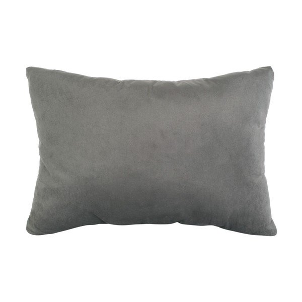 Pernă din catifea PT LIVING Velvet, 60 x 30 cm, gri-image-2
