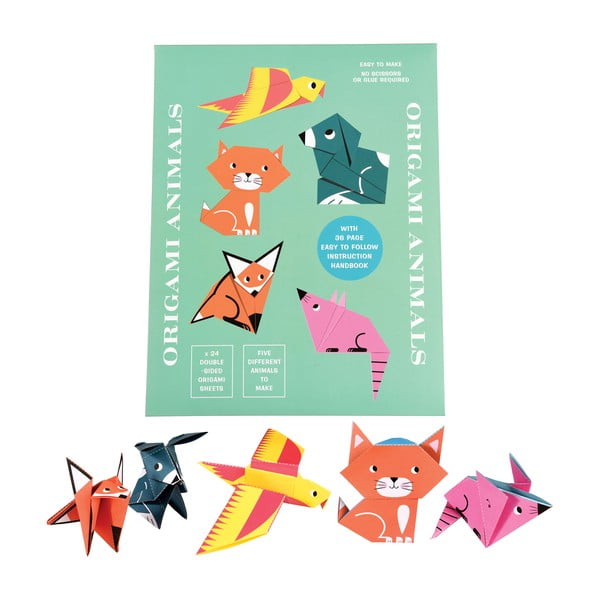 Puzzle-uri de hârtie Animals Origami – Rex London-image-4