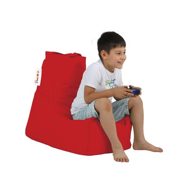 Fotoliu puf pentru copii roșu Bingo  – Floriane Garden-image-3