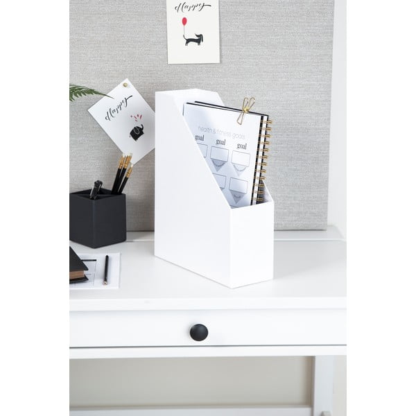 Organizator pentru documente Bigso Box of Sweden Viktoria, alb-image-1