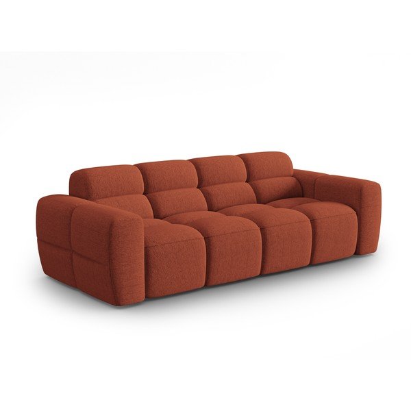Canapea cărămizie 256 cm Lisa – Micadoni Home-image-2