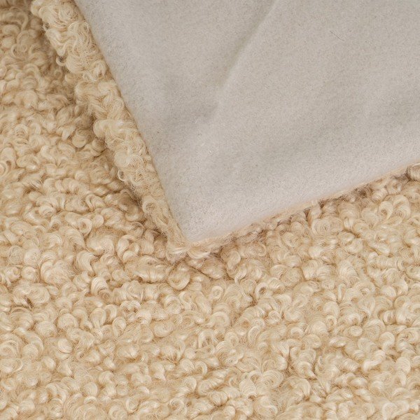 Pătură bej din sherpa 130x160 cm Sherpa – Casa Selección-image-1