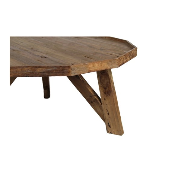 Măsuță de cafea din lemn de tec HSM Collection Diamond, Ø 90 cm-image-2