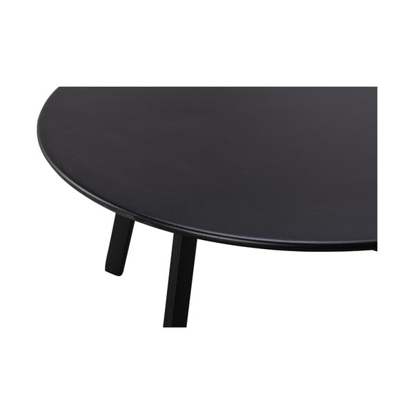 Măsuță auxiliară de grădină WOOOD Fer, ø 70 cm, negru-image-2