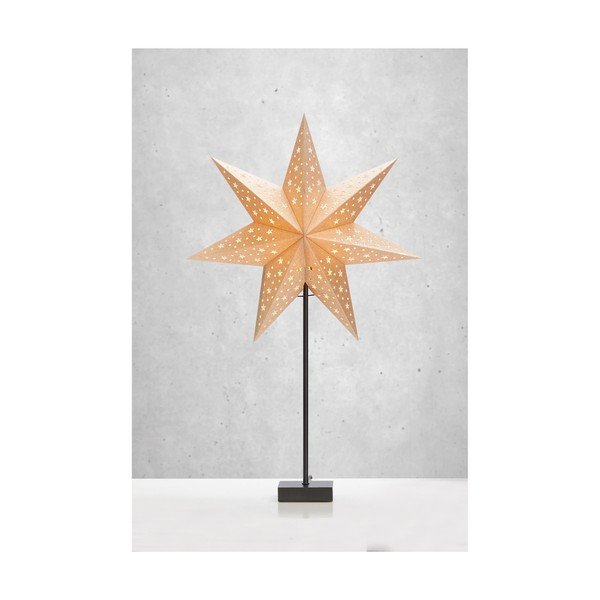 Decorațiune luminoasă aurie ø 45 cm  cu model de Crăciun Solvalla – Markslöjd-image-1