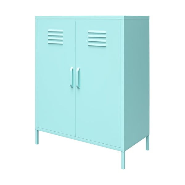 Dulap metalic albastru deschis 80x102 cm Cache - Novogratz-image-2