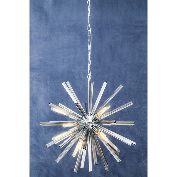 Lustră din metal cu abajur din sticlă ø 75 cm Karlo – Premier Housewares-image-3
