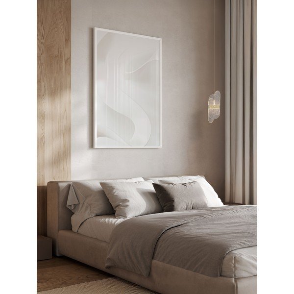 Lustră alămie LED cu intensitate reglabilă din metal cu abajur din sticlă ø 14 cm Lucien – Nova Luce-image-1