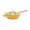 Tigaie tip wok cu capac/cu suprafață ceramică ø 28 cm Meda 3.0 – FABINI