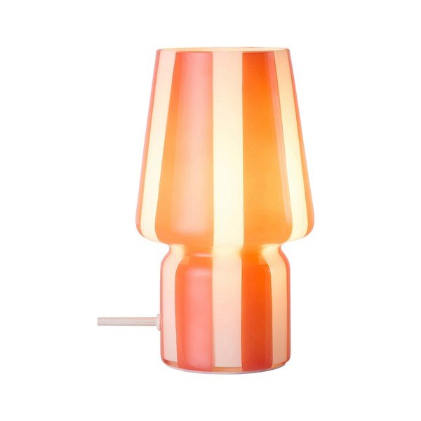 Veioză roșie/albă din sticlă (înălțime 21,5 cm) Carlo – Ellos Home-image-3