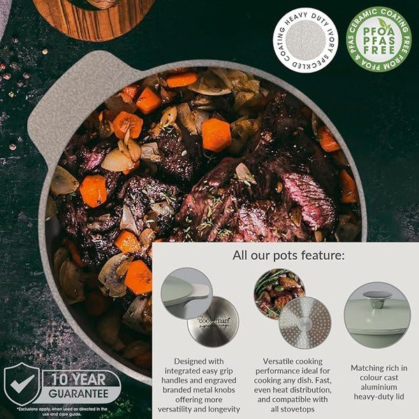 Cratiță pentru copt cu capac 4 l Signature Range – Cooksmart ®-image-2