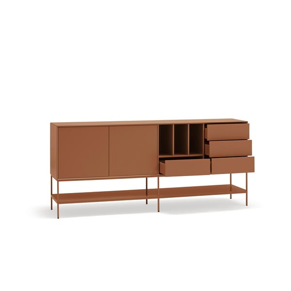 Comodă cărămizie 220x98x45 cm Platt – Teulat-image-3