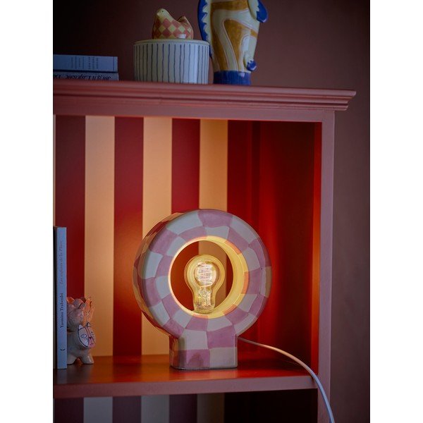 Veioză roz (înălțime 23,5 cm) Vialini – Bloomingville-image-2