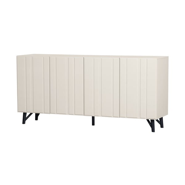 Comodă crem joasă din lemn de pin 181x85 cm Miller – WOOOD-image-2