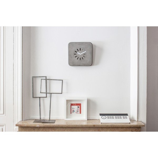 Ceas de perete din beton Lyon Béton Life In Progress-image-1