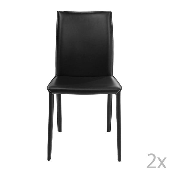 Set 2 scaune Kare Design Milano, negru