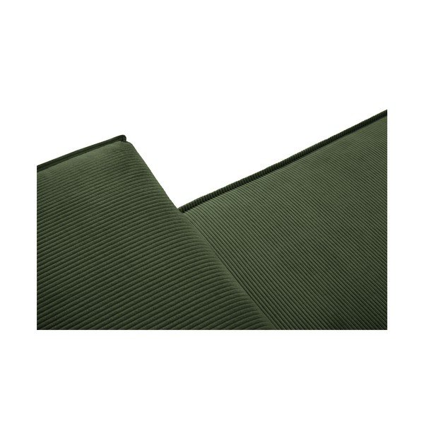 Canapea extensibilă din catifea Mazzini Sofas Azalea, verde-image-1
