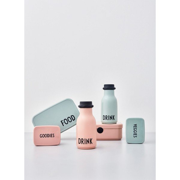 Sticlă pentru copii Design Letters Drink, 330 ml, roz prăfuit-image-3