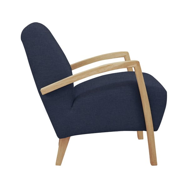 Fotoliu Windsor & Co Sofas Luna, albastru închis-image-2