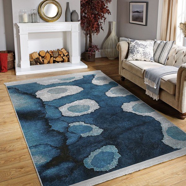 Covor albastru 80x150 cm – Mila Home-image-2