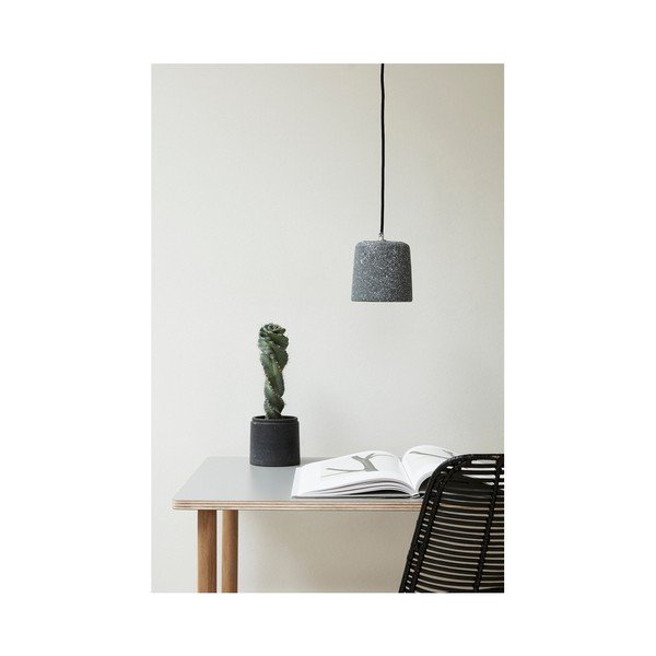 Scaun din ratan Hübsch Bergitte, negru-image-1