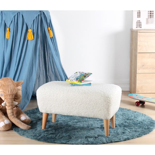 Puf de copii alb Moouv – Artie-image-1