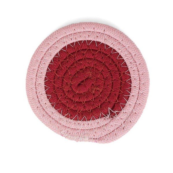 Coasters roz 4 buc. din material textil Piff – ONA
