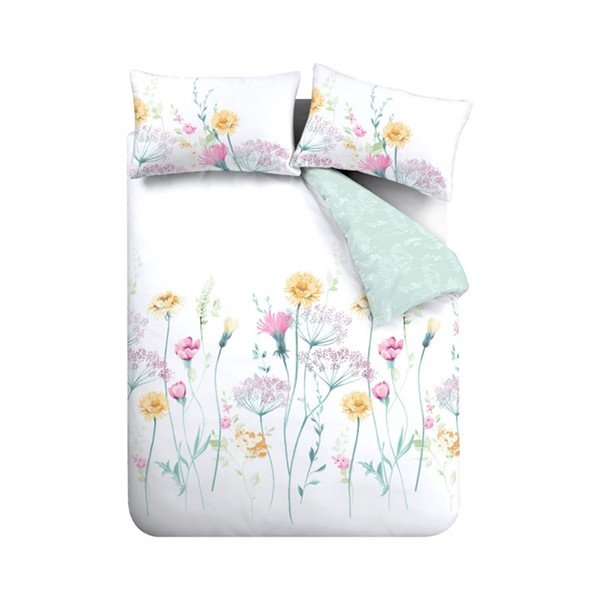 Lenjerie de pat pentru pat dublu cu 3 piese 200x200 cm Meadowsweet Floral – Catherine Lansfield