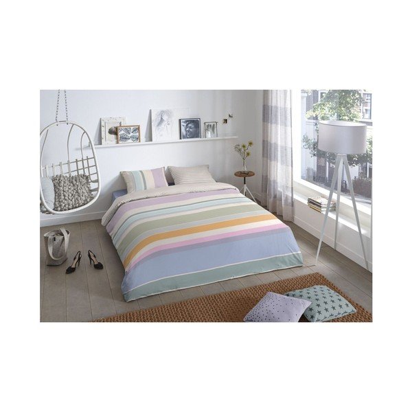 Lenjerie de pat din bumbac Good Morning Premento Aaron, 200 x 200 cm-image-1