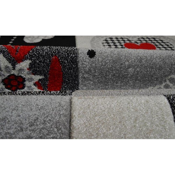 Covor Webtappeti Intarsio Grey Cosy, 140 x 200 cm-image-1
