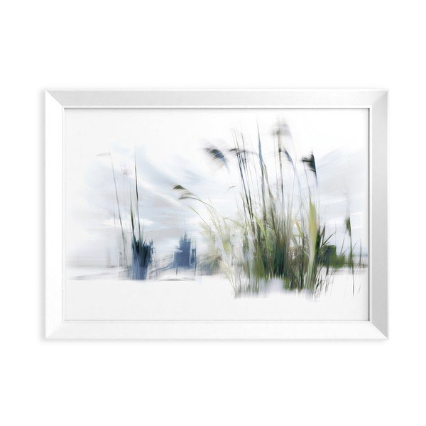 Tablou cu ramă imprimat 56x75 cm Blue Grasses – Styler