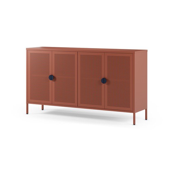 Dulap teracotă din metal 160x90x40 cm Sayla – Marckeric-image-3