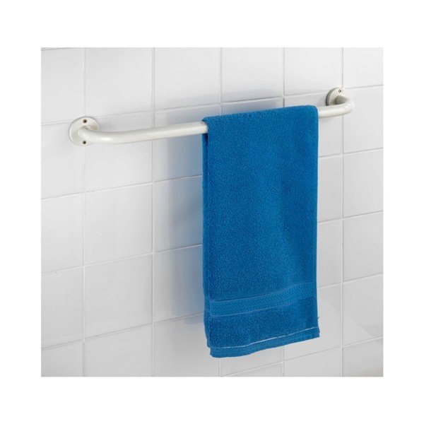 Mâner de perete pentru baie Wenko Basic, 60 cm, alb-image-2